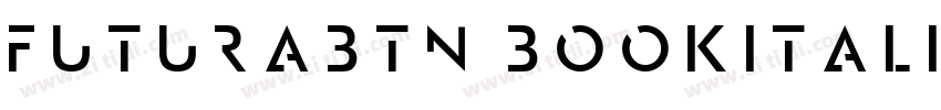 futurabtn bookitalic字体转换